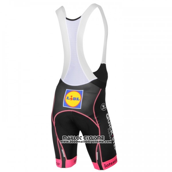 2017 Maillot Ciclismo Quick Step Rose Manches Courtes et Cuissard